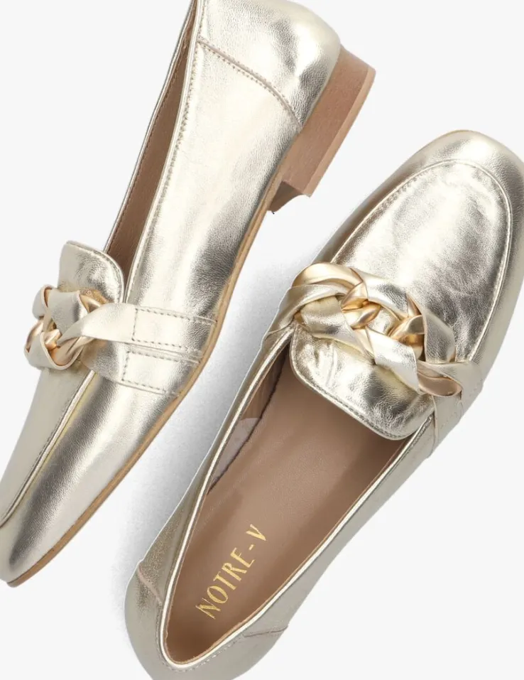 gouden notre-v loafers 06-27