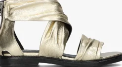 gouden notre-v platte sandalen 1gamba102