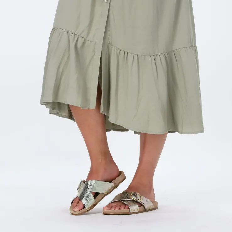 gouden notre-v slippers 10318