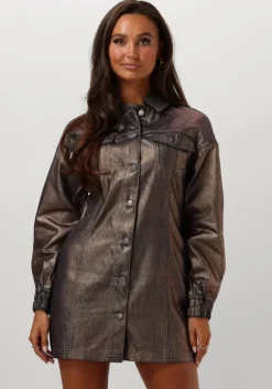 gouden refined department mini jurk bibi