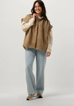 RUBY TUESDAY en top muna oversized short sleeves boucle shirt>DAMES Tops & T-Shirts