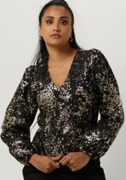 SELECTED FEMME en top slfpaula golden leo ls top>DAMES Tops & T-Shirts