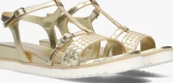 gouden softwaves sandalen 7.42.62