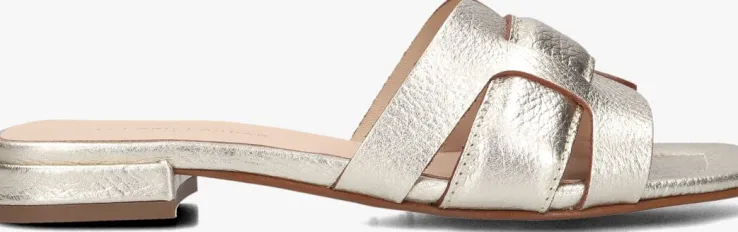 gouden stefano lauran slippers 24050