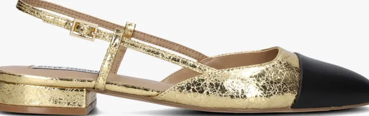 gouden steve madden slingbacks belinda