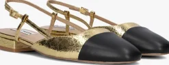 gouden steve madden slingbacks belinda