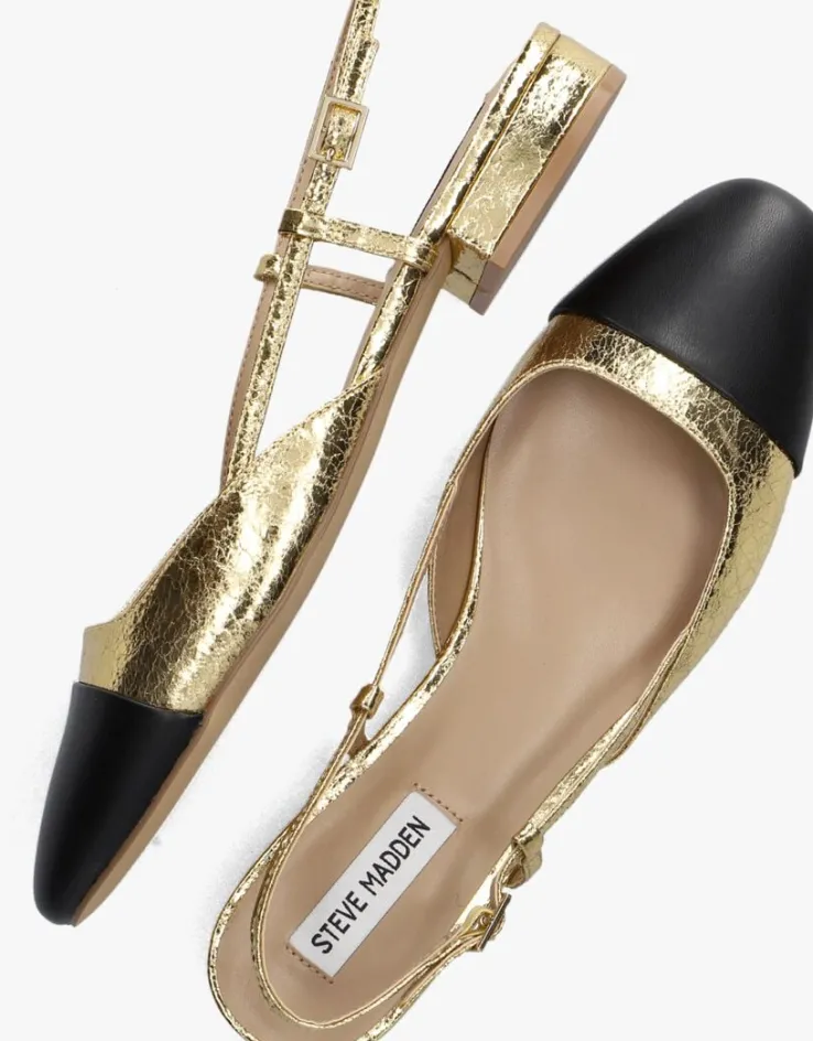gouden steve madden slingbacks belinda
