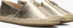TOMMY HILFIGER en espadrilles th logo metallic leather>DAMES Espadrilles
