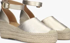 goudkleurig ayana espadrilles yu689