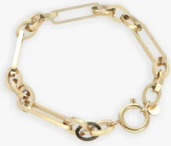 goudkleurig notre-v armbanden bracelet gold chain