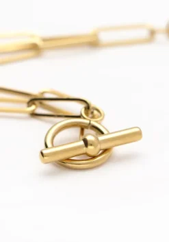 goudkleurig notre-v armbanden omss22-017