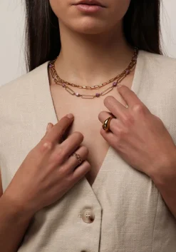 goudkleurig notre-v kettingen omss23-014