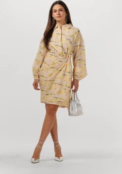 goudkleurig notre-v oorbellen earring #13