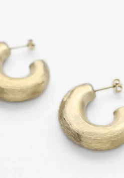 goudkleurig notre-v oorbellen earring#5