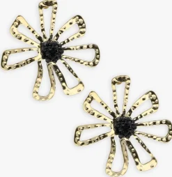 goudkleurig notre-v oorbellen earring #15