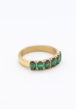 NOTRE-V ringen omss23-022 green>DAMES Sieraden