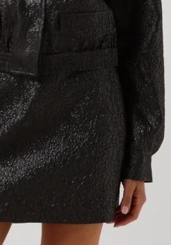 AAIKO grijze minirok nasma metallic pes 350><noscript><img width=