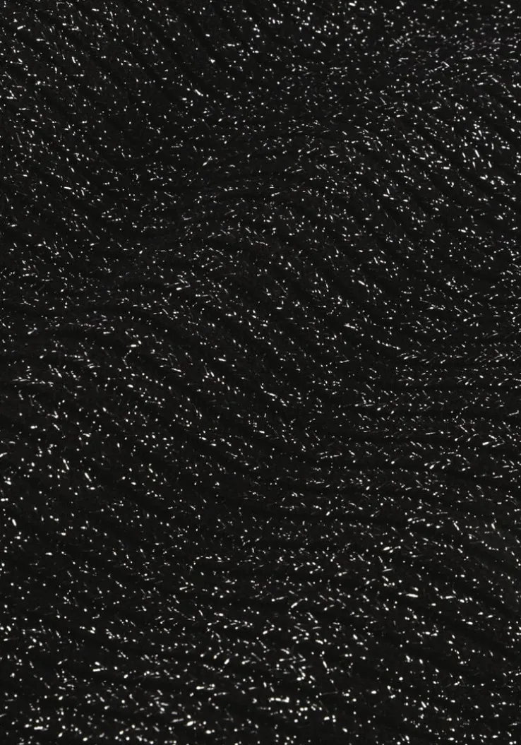 grijze access coltrui lurex knitted turtleneck top