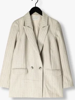 AIMEE THE LABEL grijze blazer boa><noscript><img width=