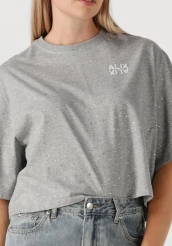 grijze alix the label blouses ladies knitted studded t-shirts