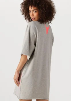 ALIX THE LABEL grijze mini jurk knitted sweat dress><noscript><img width=
