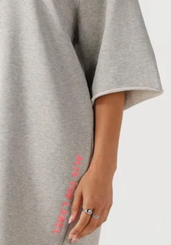 ALIX THE LABEL grijze mini jurk knitted sweat dress><noscript><img width=