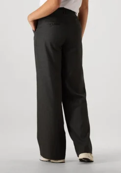 ALIX THE LABEL grijze pantalon ladies woven wide leg pants><noscript><img width=