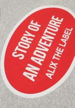 ALIX THE LABEL grijze sweater ladies knitted adventure sweater><noscript><img width=