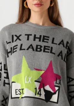 grijze alix the label trui ladies knitted alix the label pullover