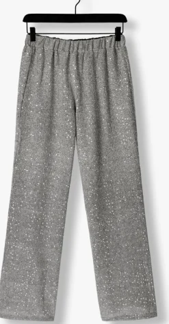 ALIX THE LABEL grijze wijde broek ladies woven sequin pant><noscript><img width=