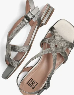 BIBI LOU grijze platte sandalen 853z94hg><noscript><img width=