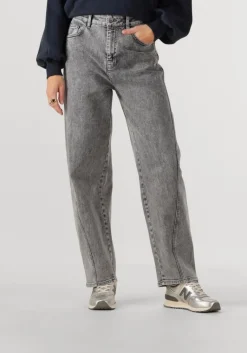 BY-BAR grijze straight leg jeans begum grey pants>DAMES Jeans