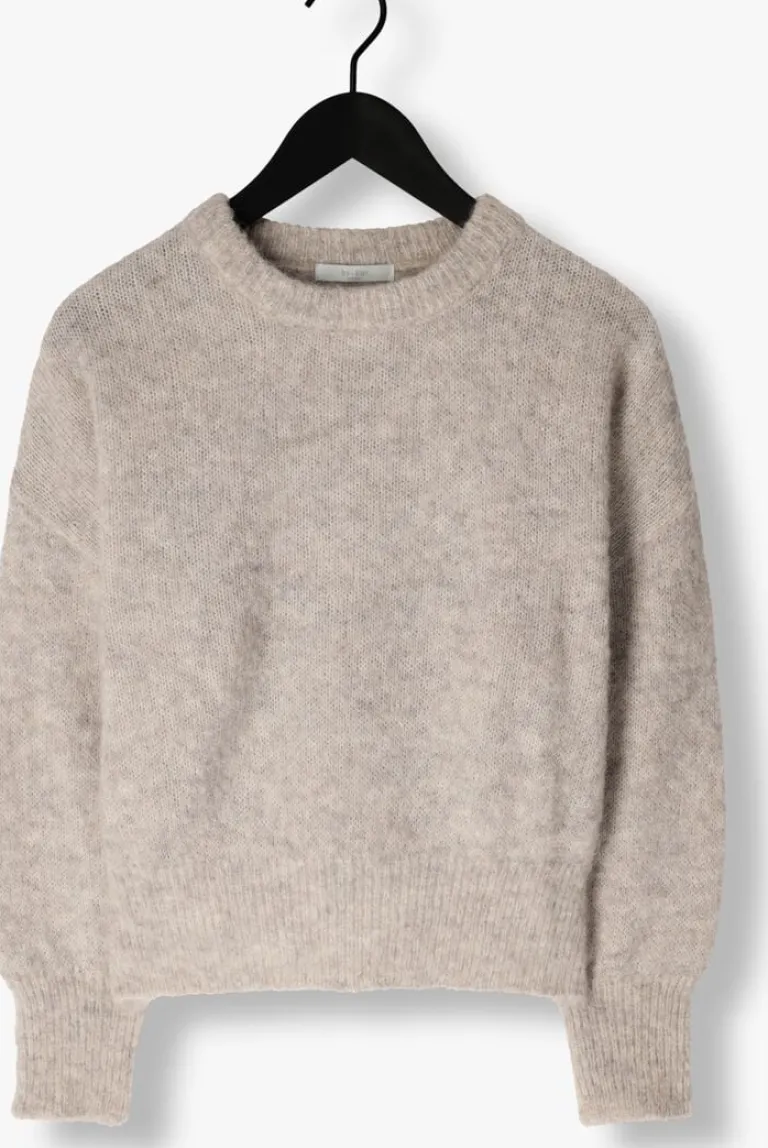 BY-BAR grijze trui sonny natural pullover>DAMES Truien & Vesten