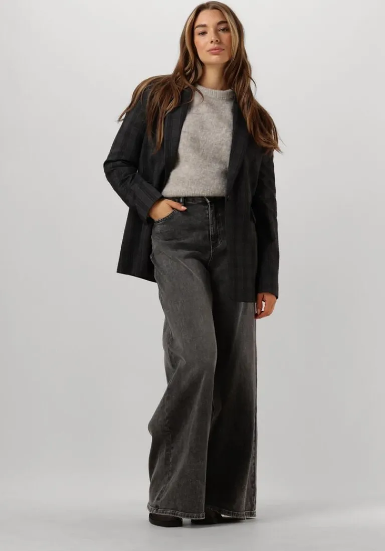 BY-BAR grijze trui sonny natural pullover>DAMES Truien & Vesten