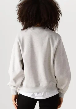 CALVIN KLEIN grijze trui chenille monologo crewneck><noscript><img width=