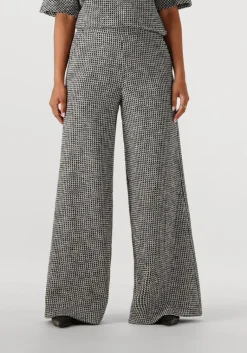 CAROLINE BISS grijze wijde broek 4508>DAMES Broeken