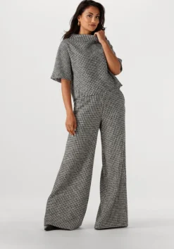 CAROLINE BISS grijze wijde broek 4508>DAMES Broeken
