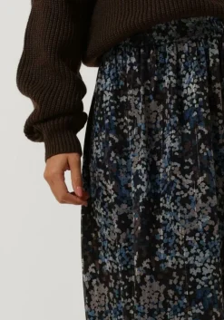 grijze catwalk junkie midirok sk cloudy leaves