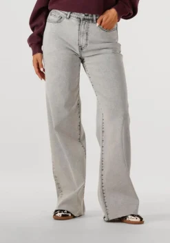 CATWALK JUNKIE grijze wide jeans loose fit jeans>DAMES Jeans