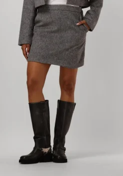 CIRCLE OF TRUST grijze minirok rebecca skirt>DAMES Rokken