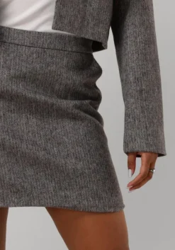 CIRCLE OF TRUST grijze minirok rebecca skirt><noscript><img width=