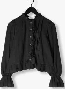 CO'COUTURE grijze co'couture blouses melina frill shirt><noscript><img width=