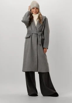 CO'COUTURE grijze co'couture mantel harry coat>DAMES Jassen