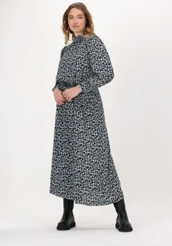 CO'COUTURE grijze co'couture maxi jurk cleo animal floor dress>DAMES Jurken