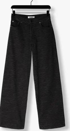 CO'COUTURE grijze co'couture pantalon zebra grey wide long pants><noscript><img width=