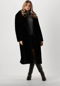 grijze co'couture trui coralie roll knit