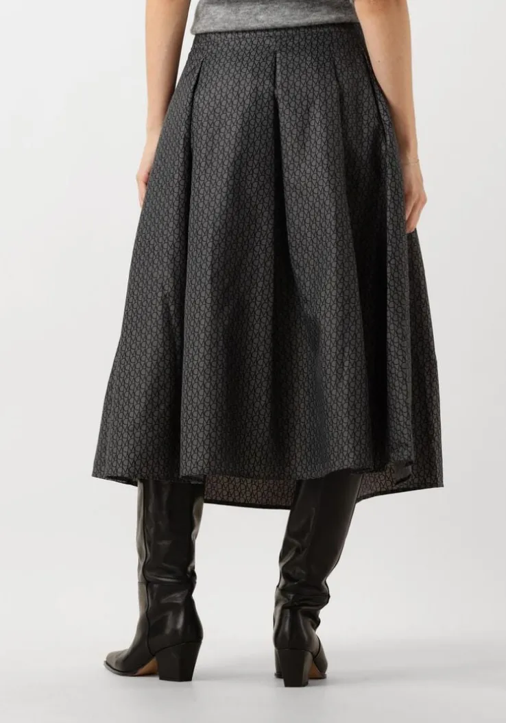 grijze copenhagen muse midirok cmsimi-skirt