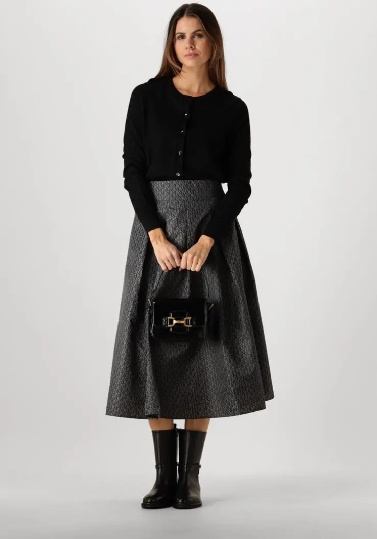 grijze copenhagen muse midirok cmsimi-skirt