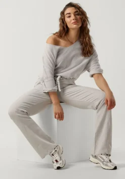 10DAYS grijze top thin sweater waffle>DAMES Co-Ord Sets|Tops & T-Shirts