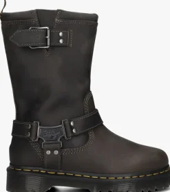DR MARTENS grijze biker boots anistone high>DAMES Boots